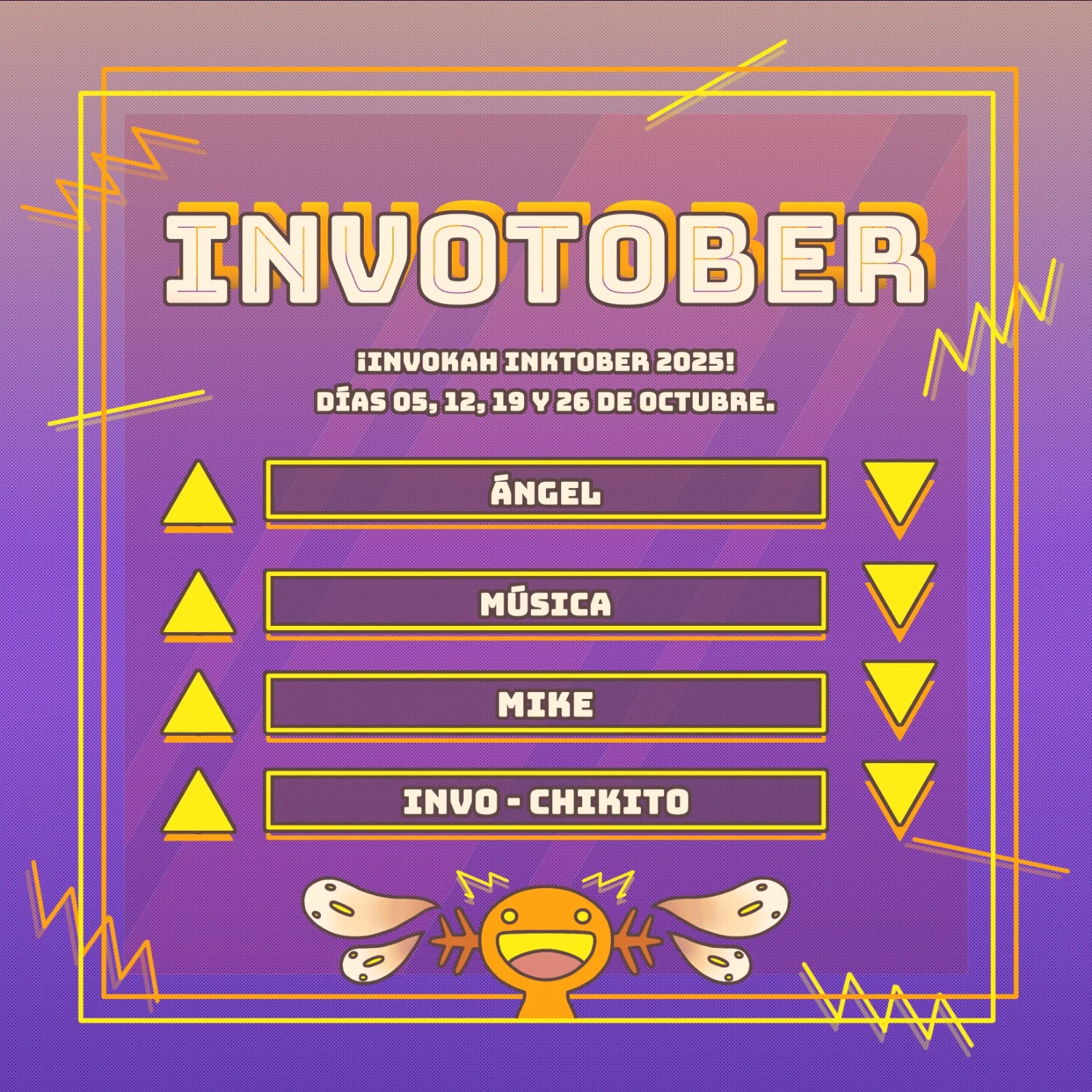 Portada del Invotober 2025, creada por Shura